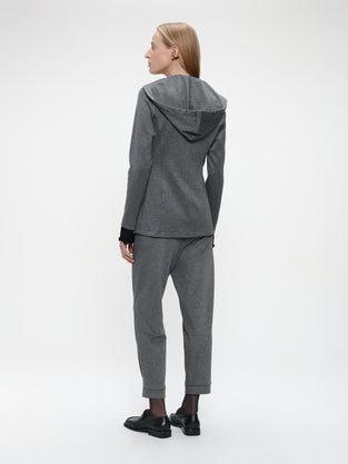 Emy hoody blazer | Dark Grey
