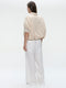 Hamako linnen mix pants | Off White