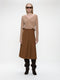 Alissa taffeta skirt | Camel