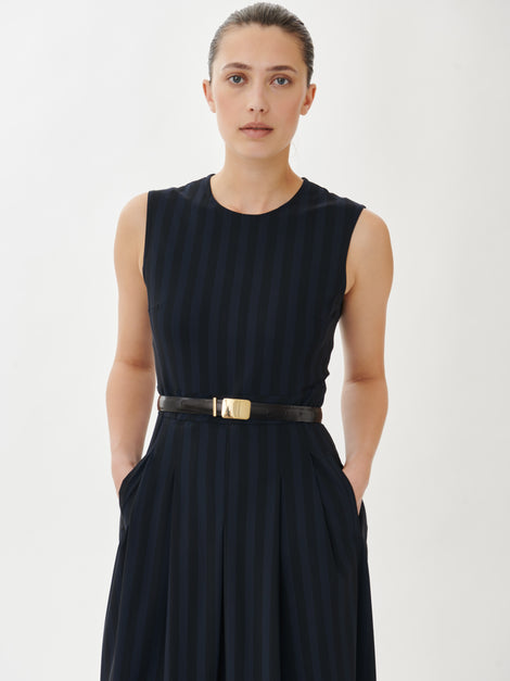 Jackie Dress Technical Jersey | Dark Blue