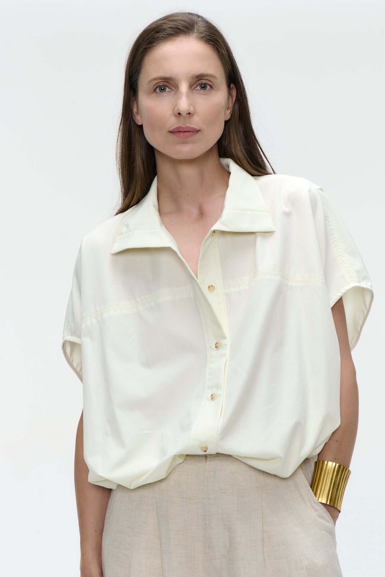 Anda oversized blouse | Yellow