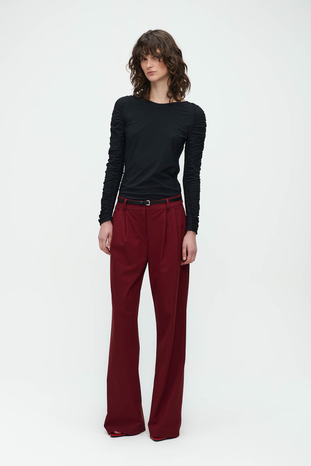 Marion Pants Technical Jersey | Amaranto