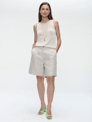 Light viscose top 2000 | Ecru