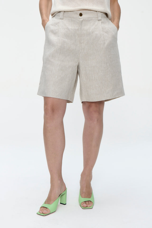Nariko linnen pants | Beige