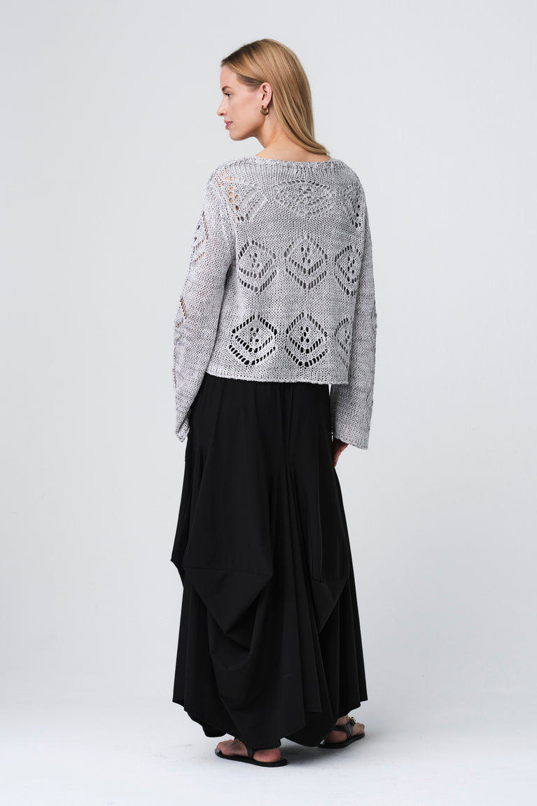 Nell skirt technical jersey | Black