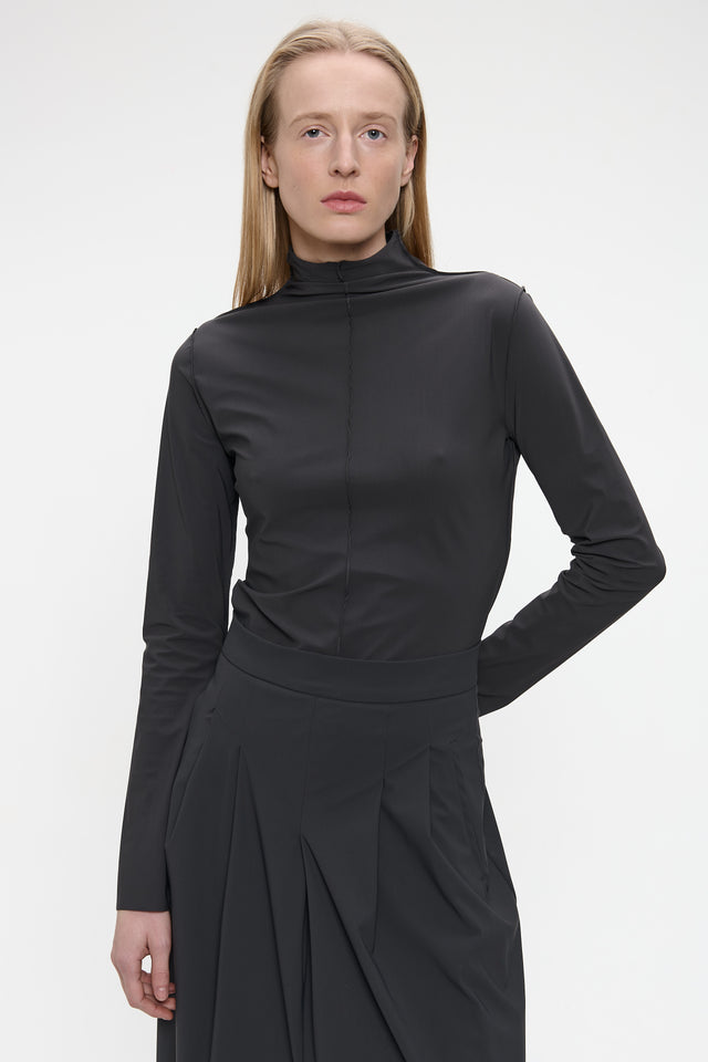 Zarra Top Technical Jersey | Grey