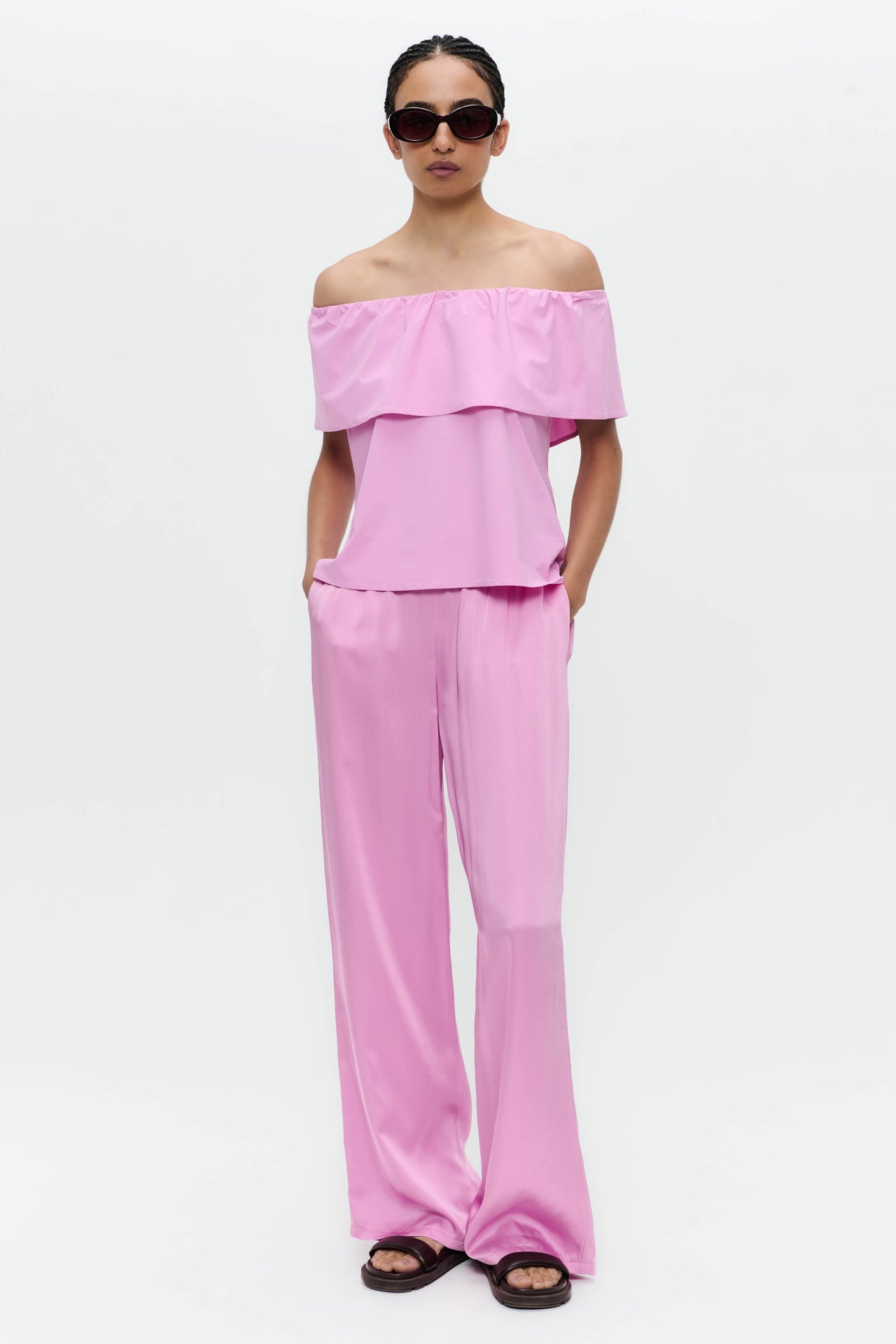 Diane top technical jersey | Pink