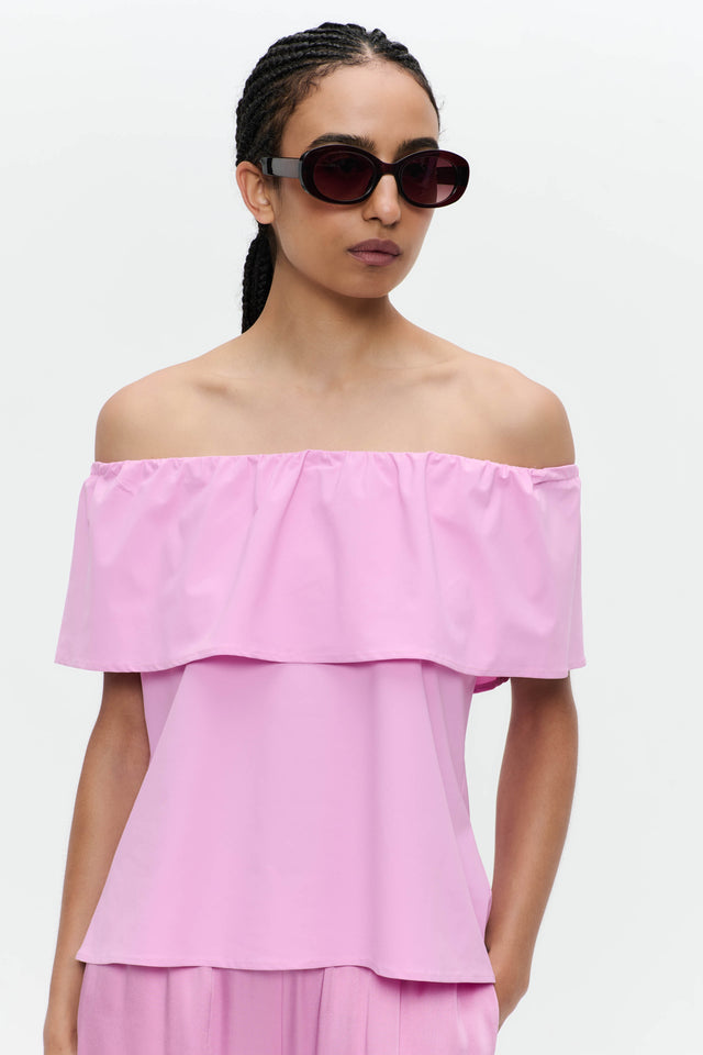 Diane top technical jersey | Pink