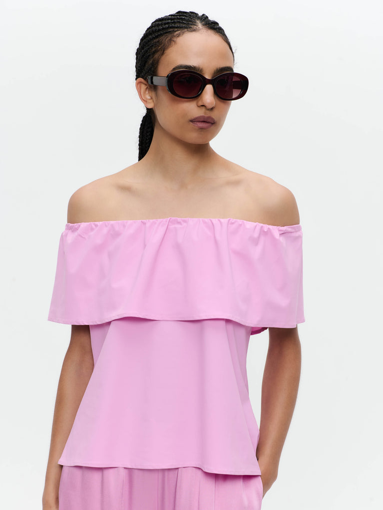 Diane top technical jersey | Pink