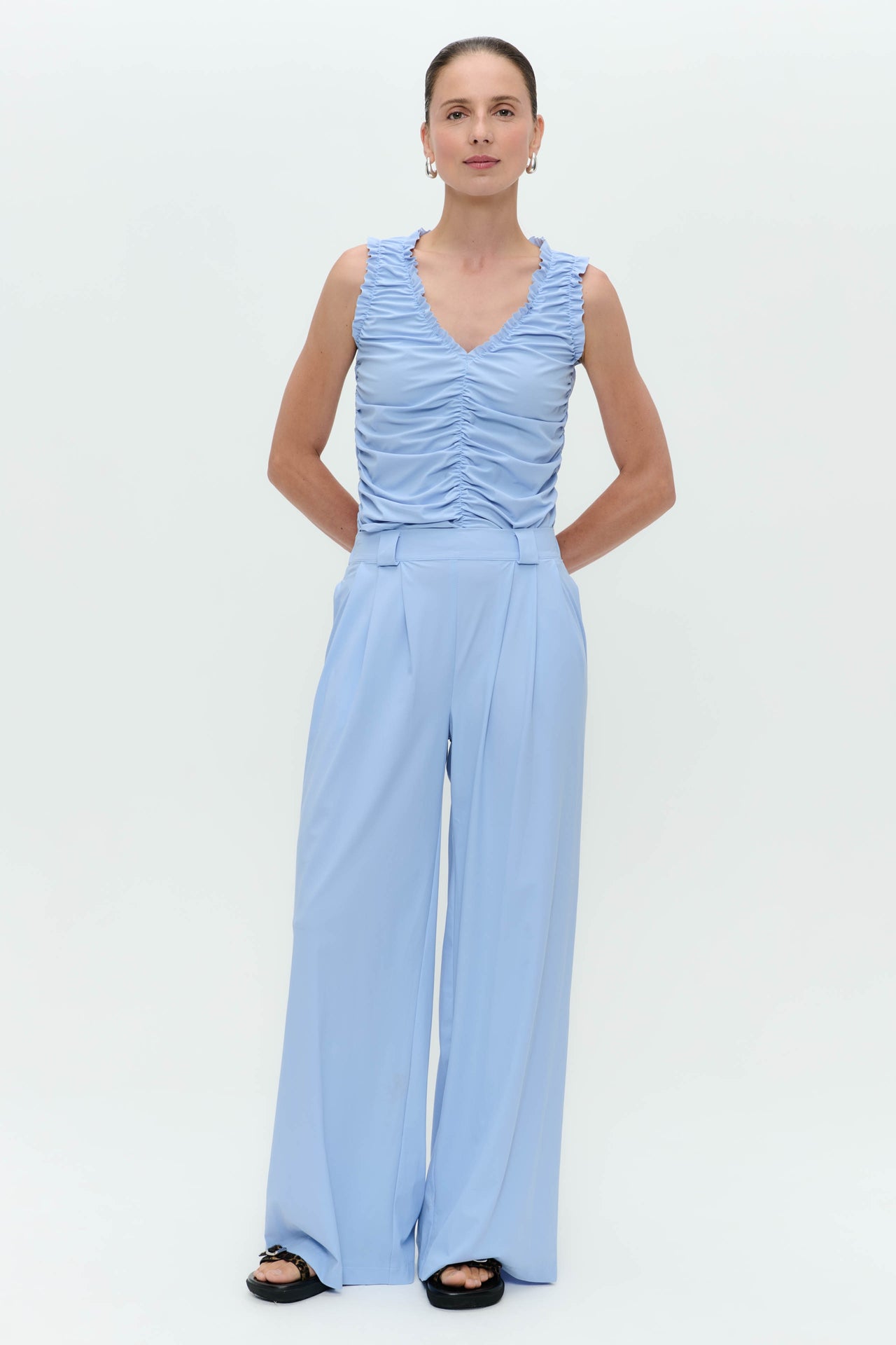 Romana top technical jersey | Mid Blue