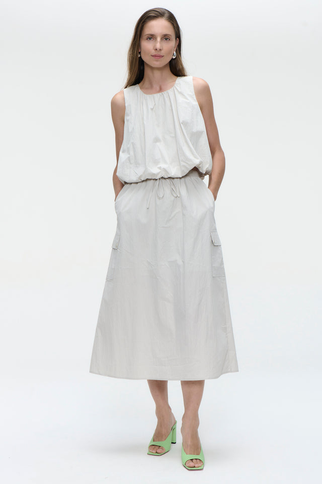 Nori cotton top | Light Grey