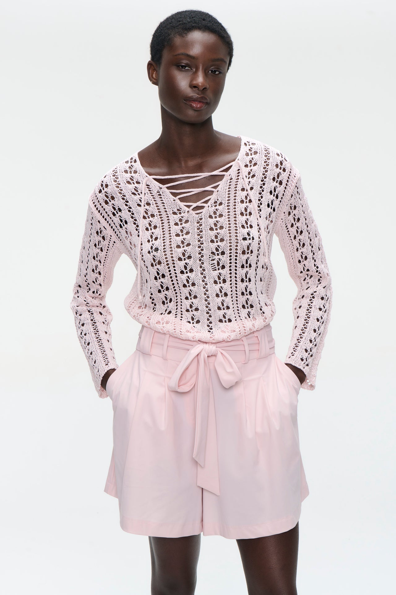 Summer Pullover E25102 | Pink