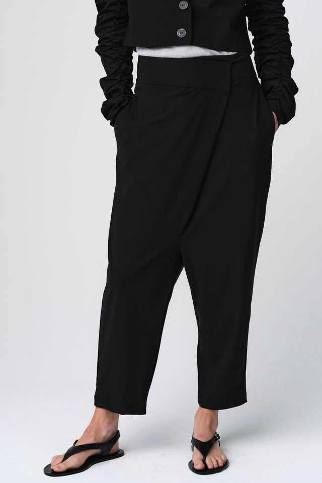 Savino pants technical jersey | Black
