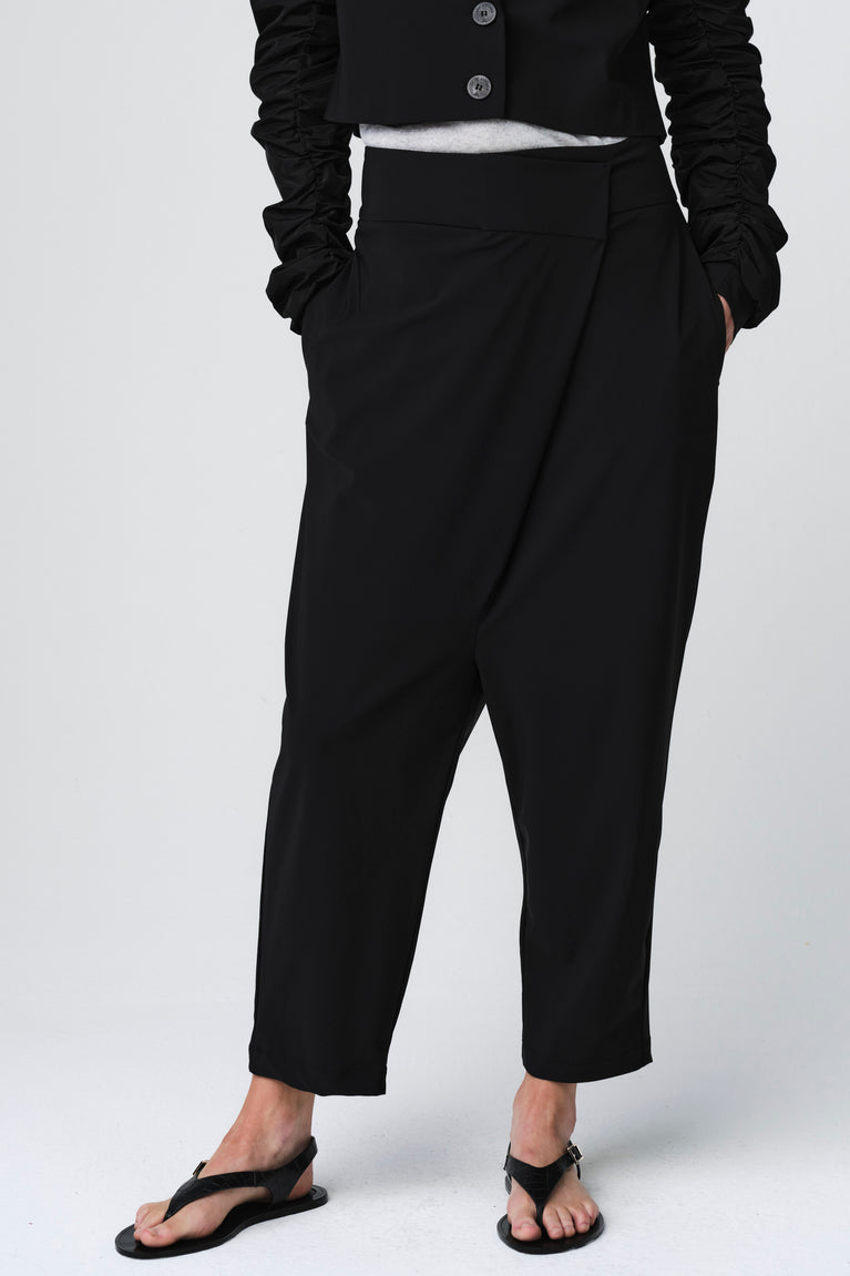 Savino pants technical jersey | Black