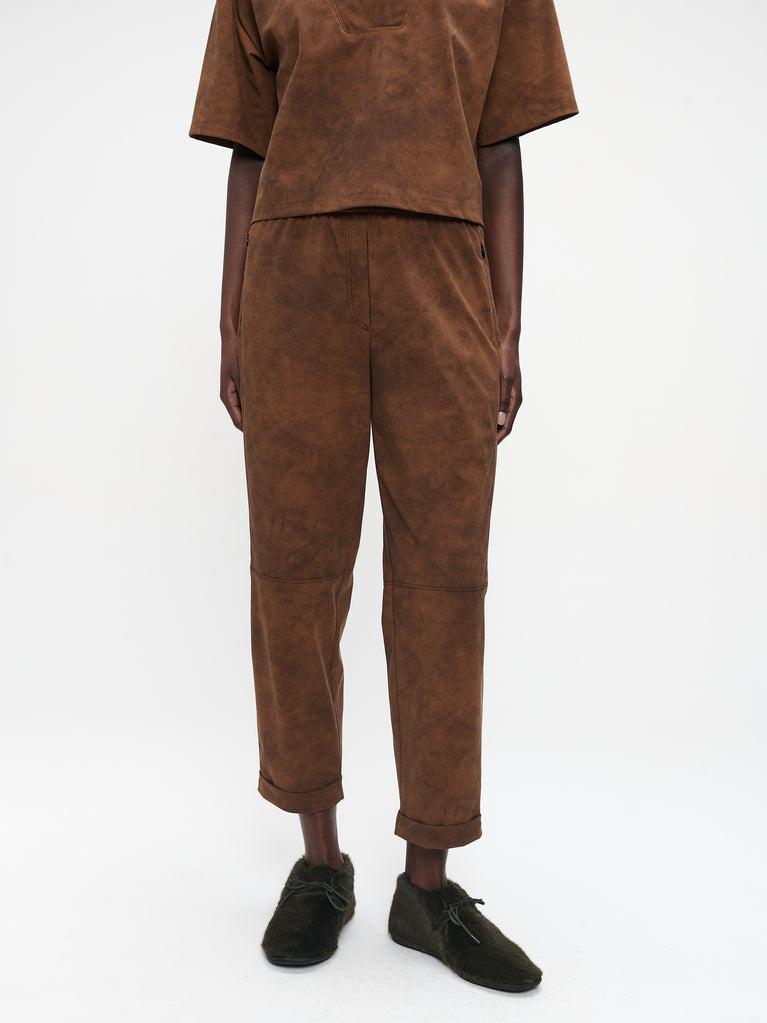 Daphne pants technical jersey | Caramel