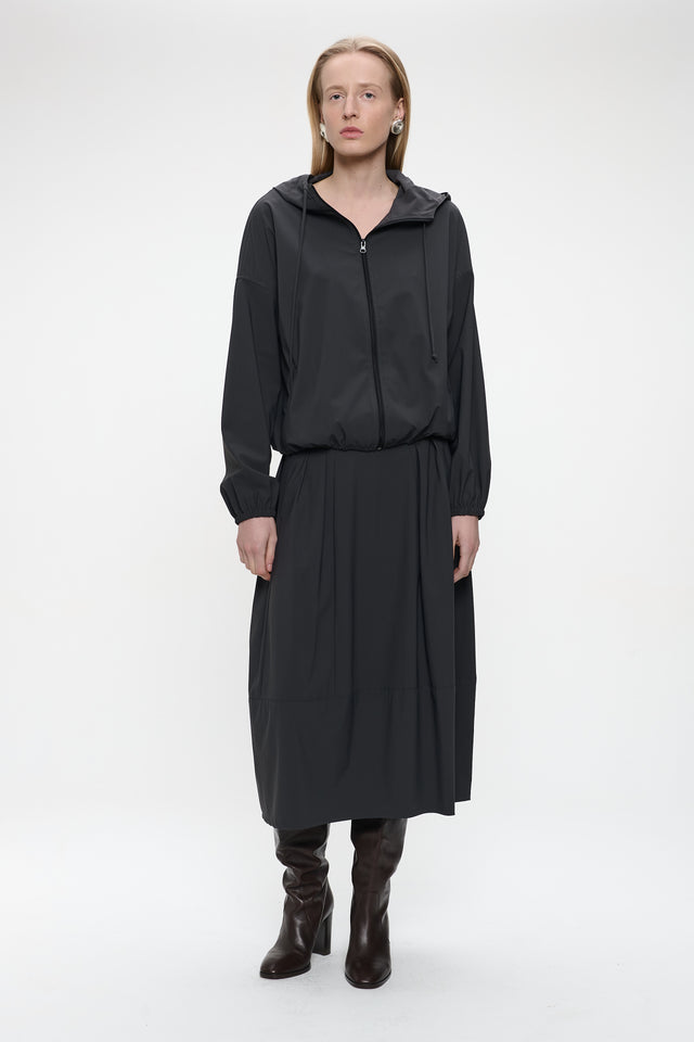 Heide skirt technical jersey | Grey