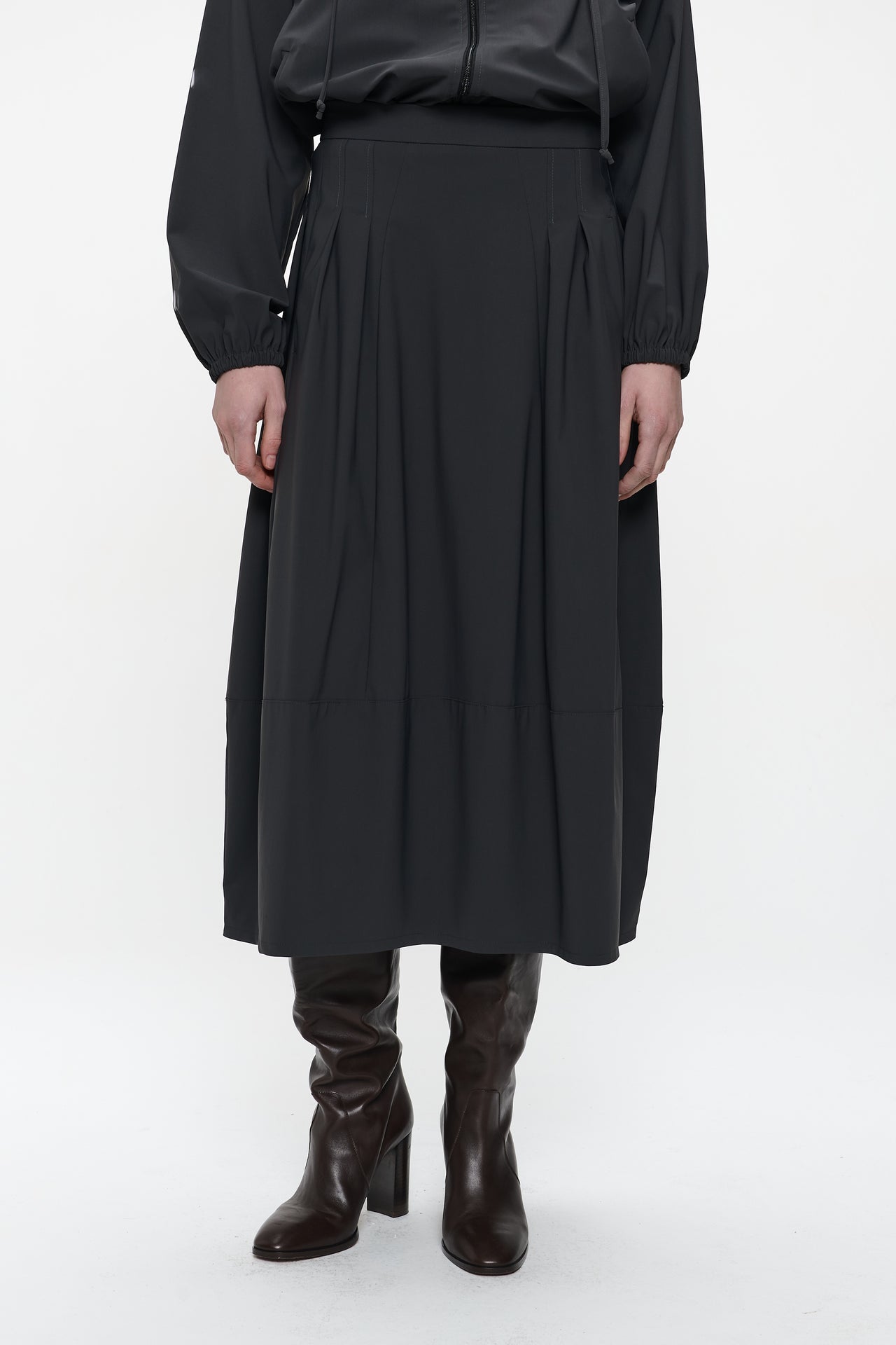 Heide skirt technical jersey | Grey