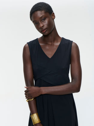 Almi dress technical jersey | Black