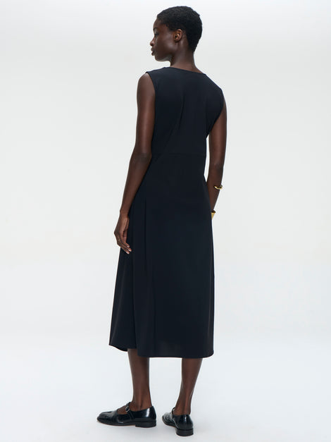 Almi dress technical jersey | Black