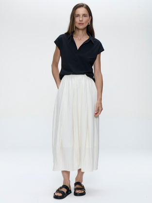 Kitty top technical jersey | Black