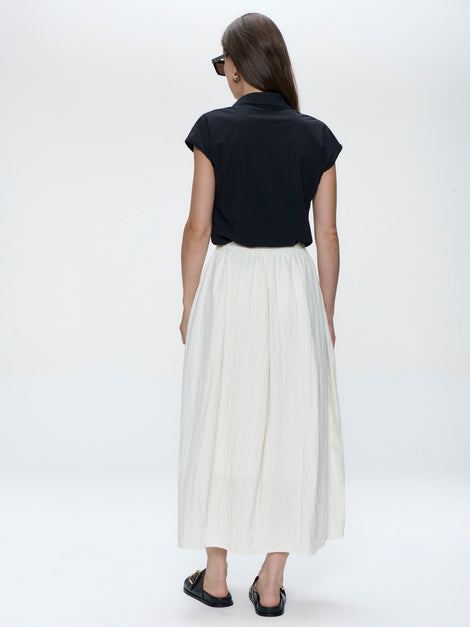 Kitty top technical jersey | Black