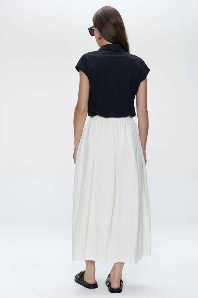 Kitty top technical jersey | Black