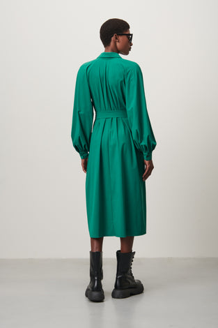 Carlen Dress Technical Jersey | Green