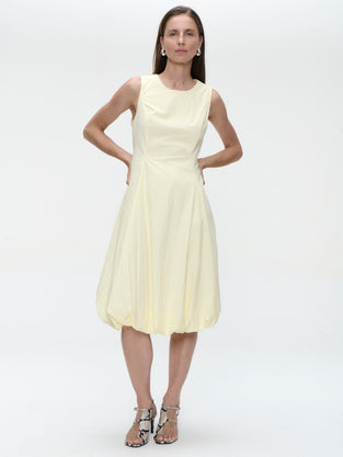 Satomi tafeta dress | Yellow