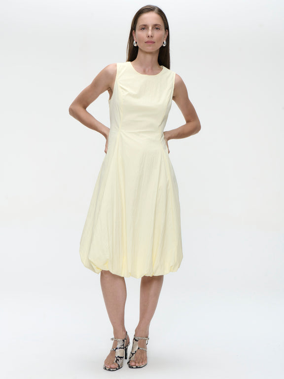 Satomi tafeta dress | Yellow