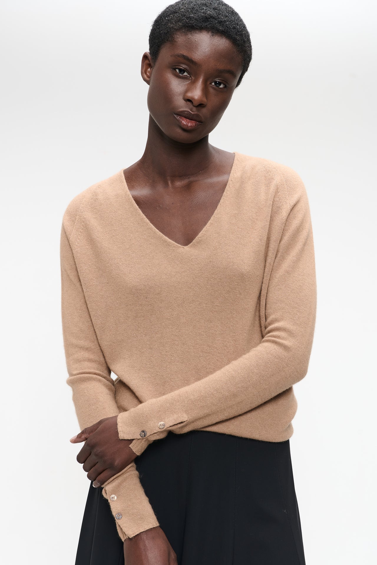 Pullover Cashmere blend 2479 | Camel