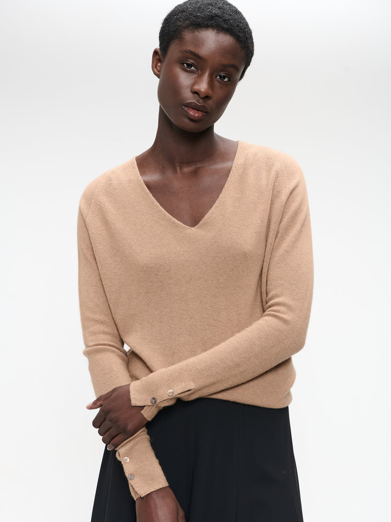 Pullover Cashmere blend 2479 | Camel