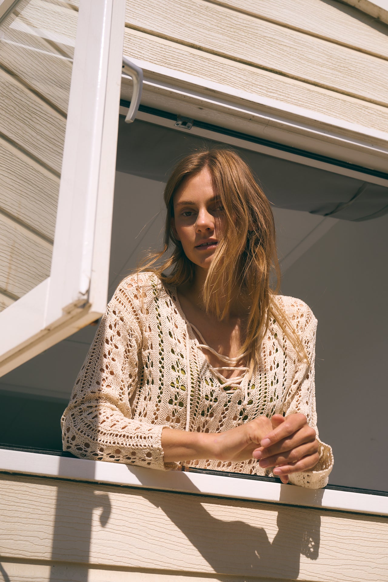 Summer Pullover E25102 | Beige