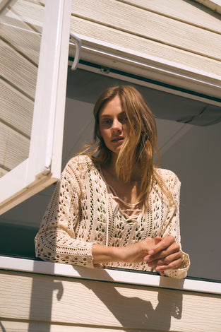 Summer Pullover E25102 | Beige