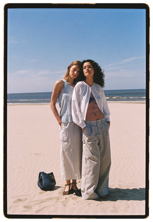 Mura cotton pants | Light Grey