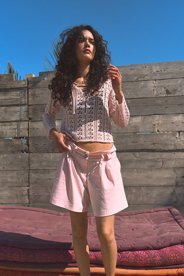 Yana shorts technical jersey | Pink