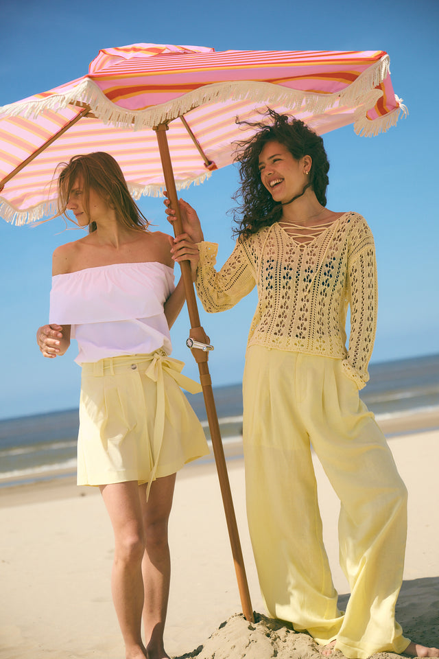 Summer Pullover E25102 | Yellow