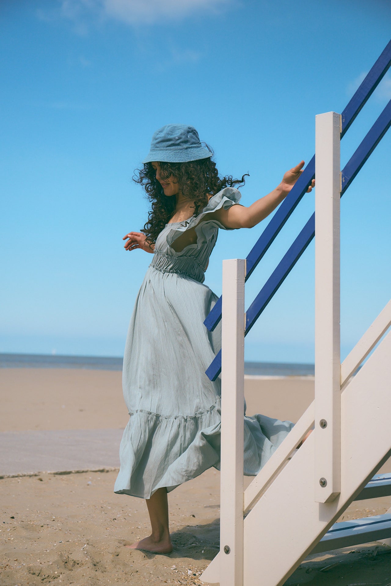 Yoko summer dress | Light Grey