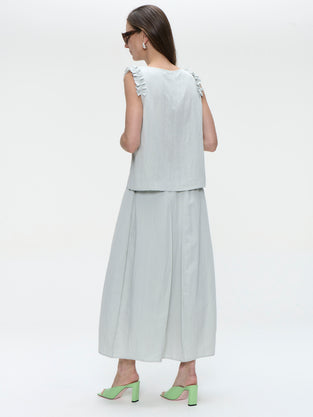 Masako viscose mix top | Grey