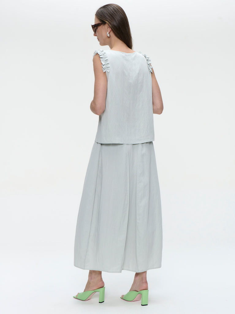 Masako viscose mix top | Grey