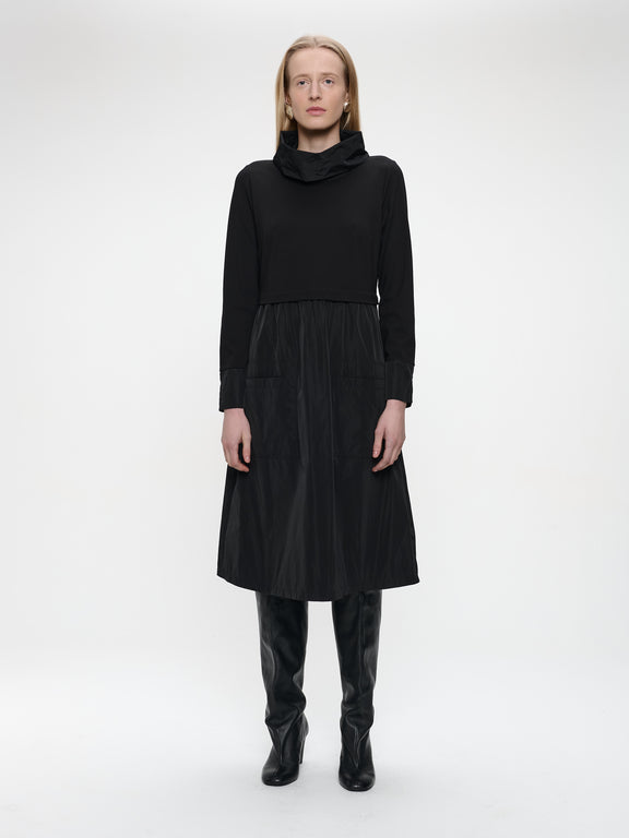 Dress mix cotton taffeta 176l | Black