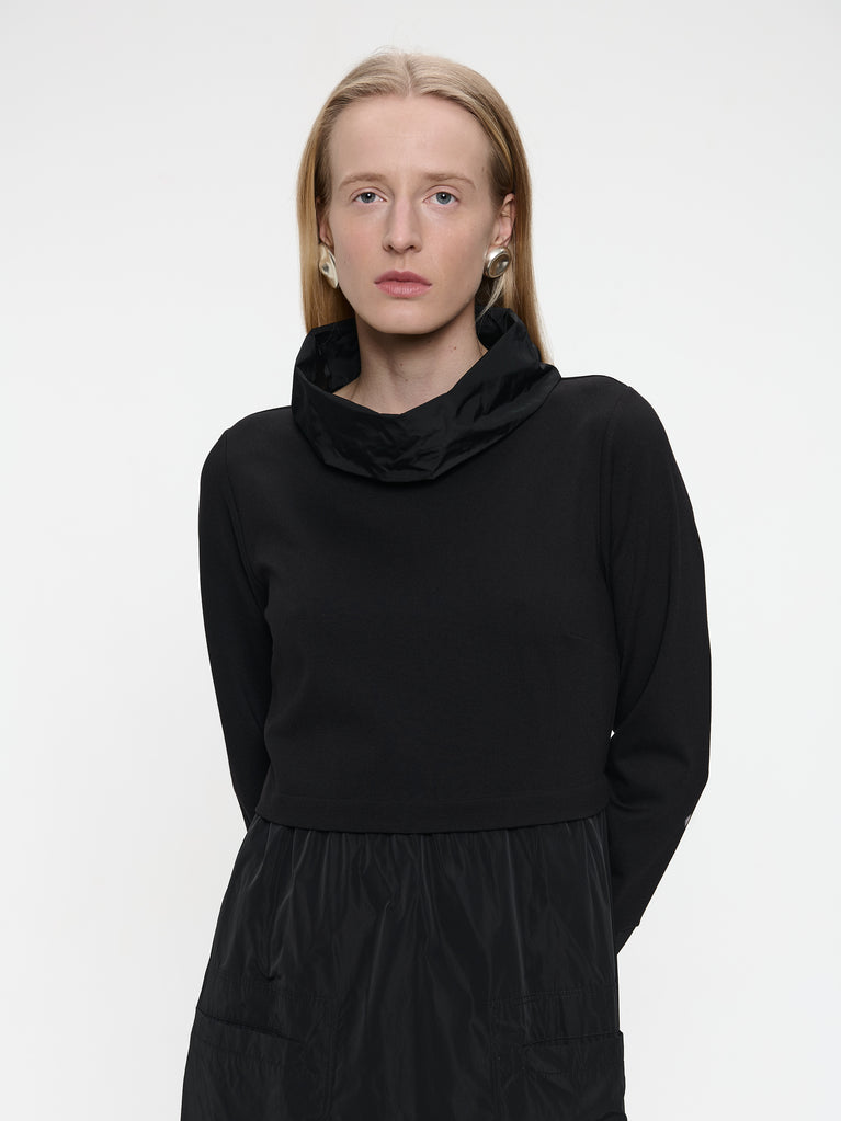 Dress mix cotton taffeta 176l | Black