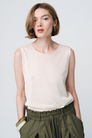 Fine Viscose Top 26061 | Ecru