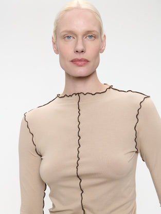 Janette top | Capuccino