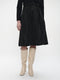 Ester mix cotton taffeta dress | Black