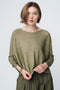 Pullover cotton dyed 3404 | Green