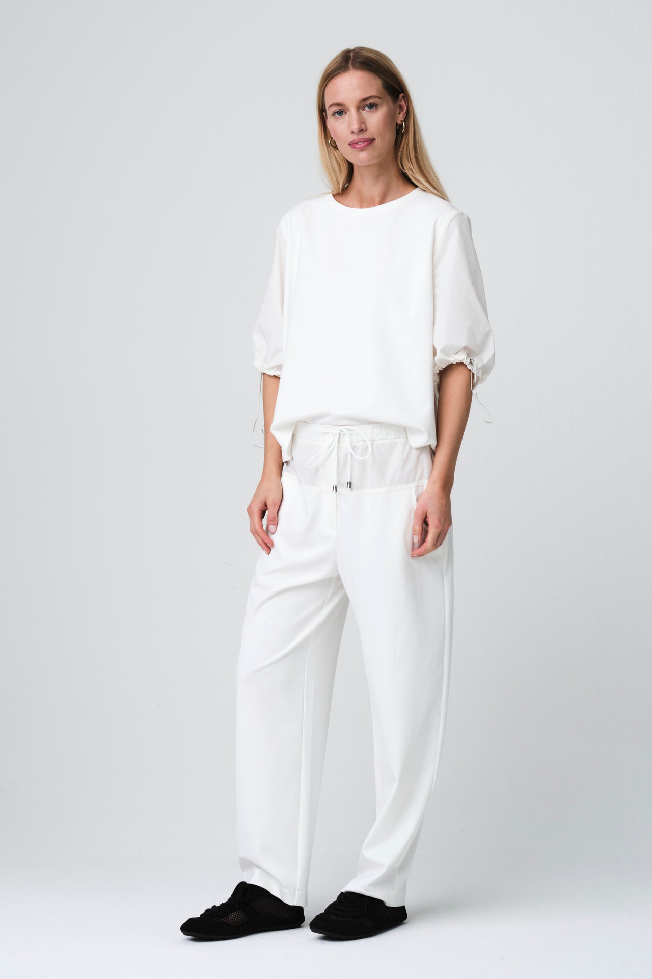 Jordi pants soft Punto Milano jersay | Off White