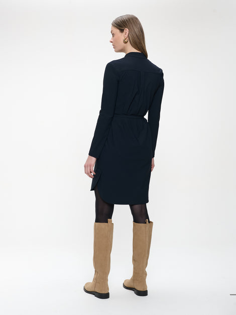 Gerrie dress technical jersey | Blue