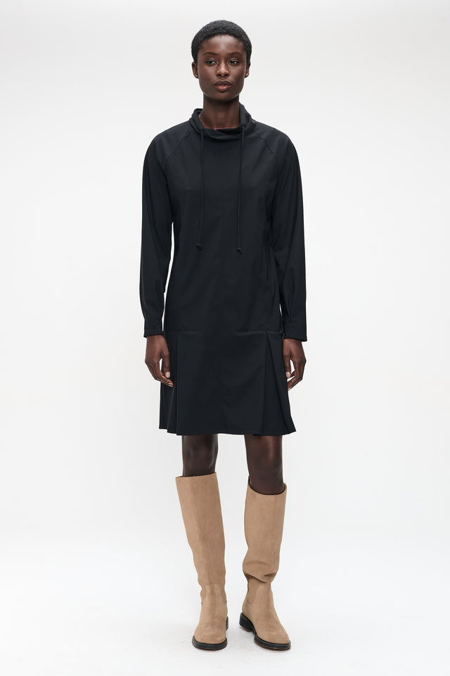 Maren dress technical jersey | Black