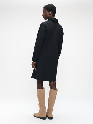 Maren dress technical jersey | Black