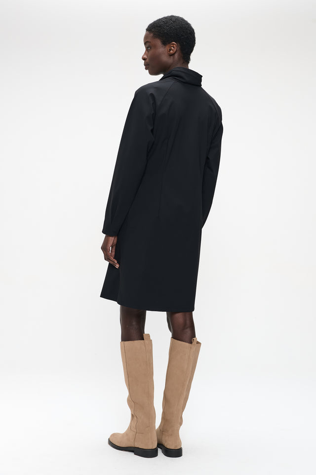 Maren dress technical jersey | Black